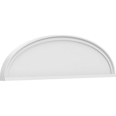 Elliptical Smooth Architectural Grade PVC Pediment, 48W X 13H X 2P